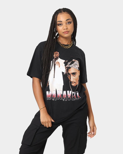 Tupac Makaveli T-Shirt Black Wash