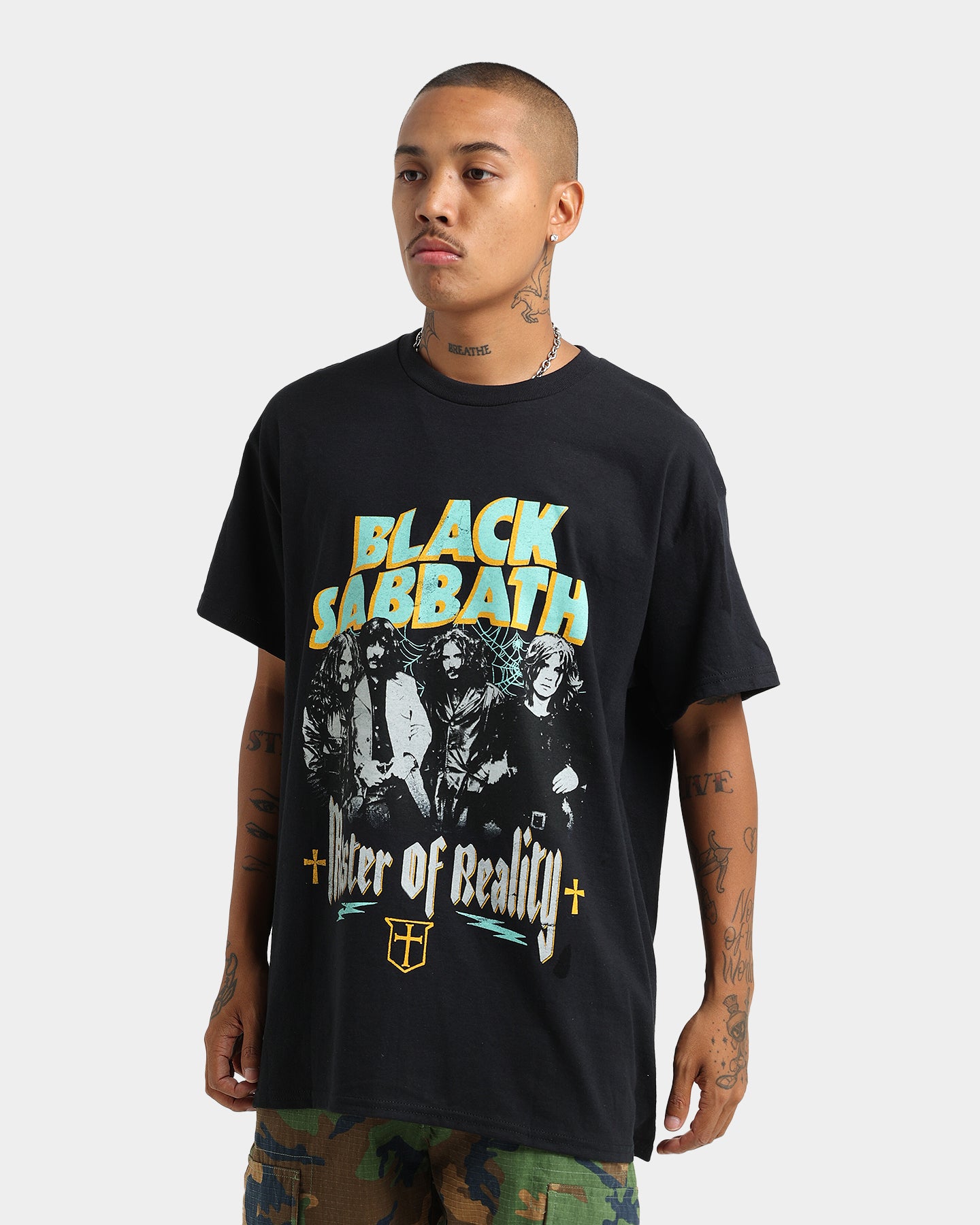 Black Sabbath Master Of Reality Vintage T-Shirt Black | Culture