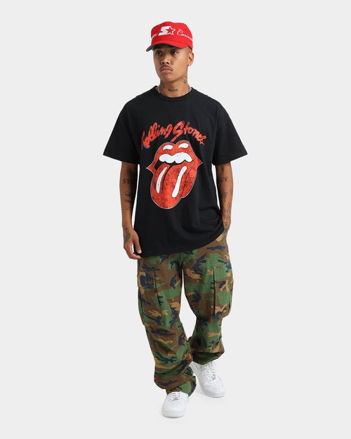 The Rolling Stones Voodoo World Tour Bootleg Vintage T-Shirt Black