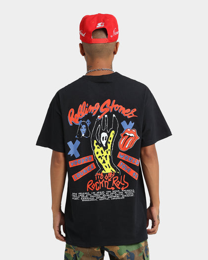The Rolling Stones Voodoo World Tour Bootleg Vintage T-Shirt Black