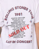 The Rolling Stones 1981 In Concert T-Shirt White