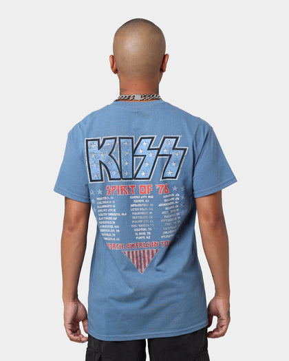 KISS Spirit Of '76 Tour T-Shirt Indigo Blue