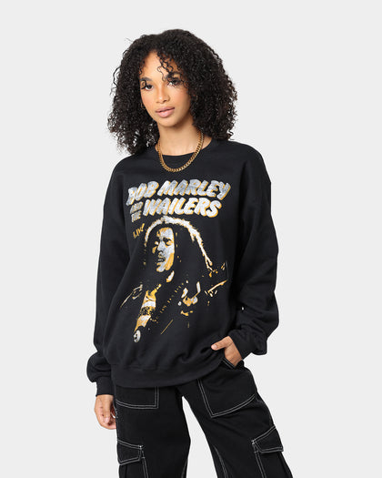 Bob Marley The Wailers Live Crewneck Black