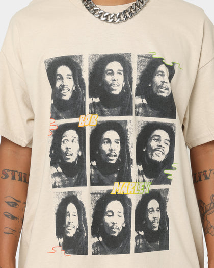 Bob Marley Photo Grid T-Shirt Sand
