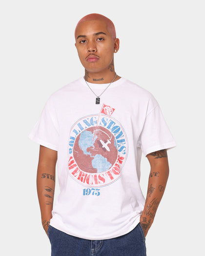 The Rolling Stones 1975 Americas Tour T-Shirt White