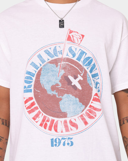 The Rolling Stones 1975 Americas Tour T-Shirt White