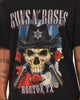 Guns N Roses Houston Skull T-Shirt Washed Black