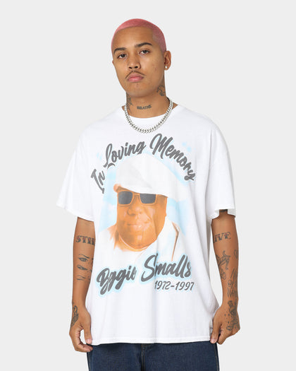 Notorious B.I.G Biggie Airbrush T-Shirt White