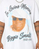 Notorious B.I.G Biggie Airbrush T-Shirt White