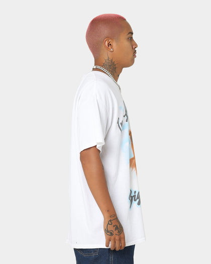 Notorious B.I.G Biggie Airbrush T-Shirt White