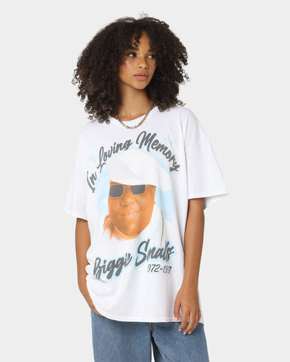Notorious B.I.G Biggie Airbrush T-Shirt White