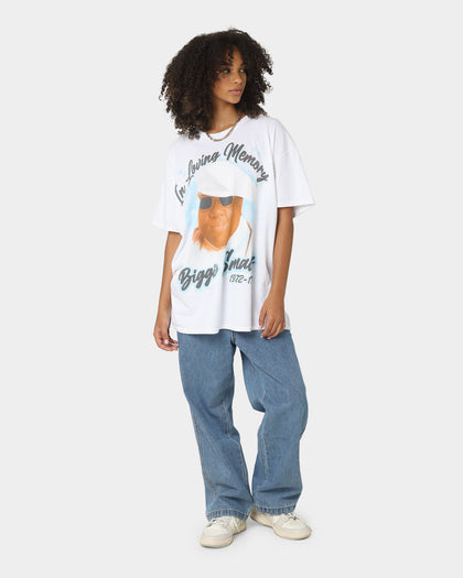 Notorious B.I.G Biggie Airbrush T-Shirt White