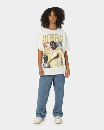 Notorious B.I. Biggie Magazine Cover T-Shirt Off White