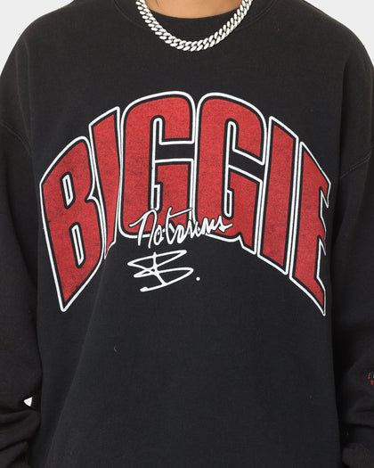 Notorious B.I.G Biggie Tracklist Crewneck Black