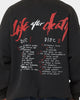 Notorious B.I.G Biggie Tracklist Crewneck Black