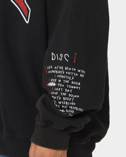 Notorious B.I.G Biggie Tracklist Crewneck Black