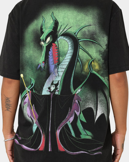Disney Maleficent Vintage T-Shirt Washed Black