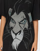 Disney Scar Vintage T-Shirt Washed Black
