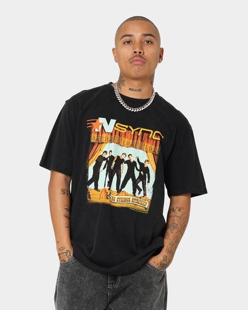 NSYNC No Strings Attached T-Shirt Washed Black