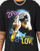 Tupac Cali Love T-Shirt Washed Black