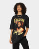 Tupac California Love Spray T-Shirt Washed Black