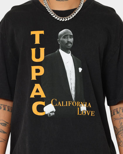 Tupac California Love T-Shirt Washed Black