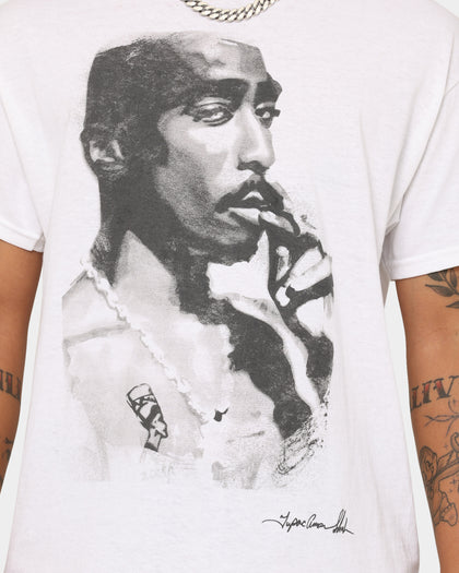 TUPAC Keep Ya Head Up T-Shirt White