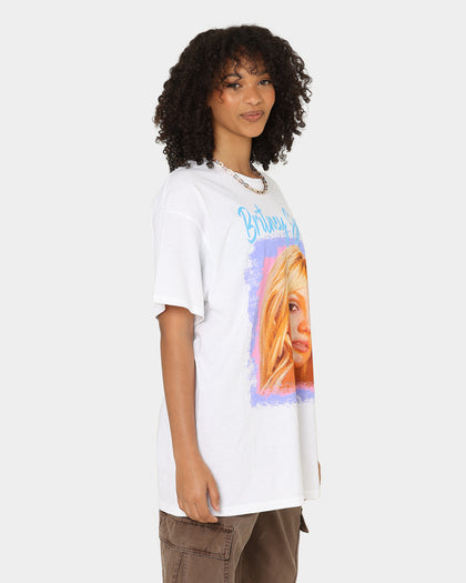 Britney Spears 80s Pastel T-Shirt White