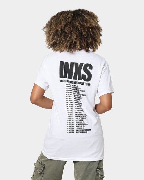 INXS The Dirty Honeymoon Tour T-Shirt White