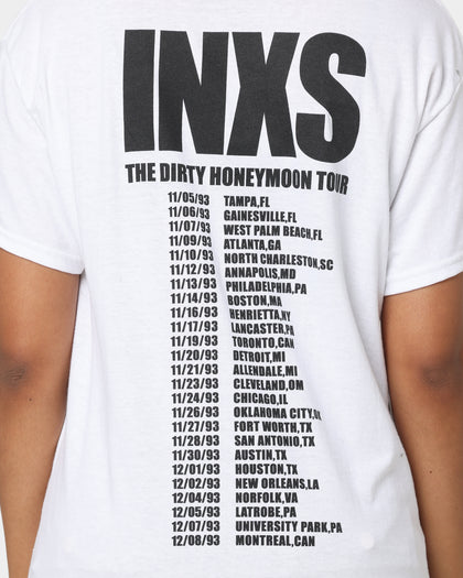 INXS The Dirty Honeymoon Tour T-Shirt White