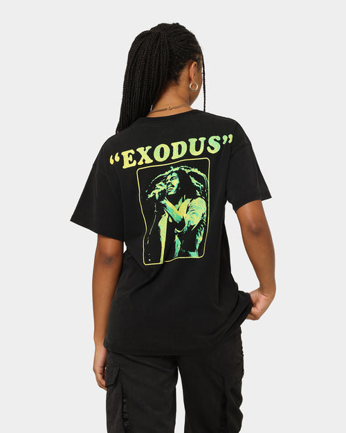 Bob Marley Exodus Vintage T-Shirt Washed Black