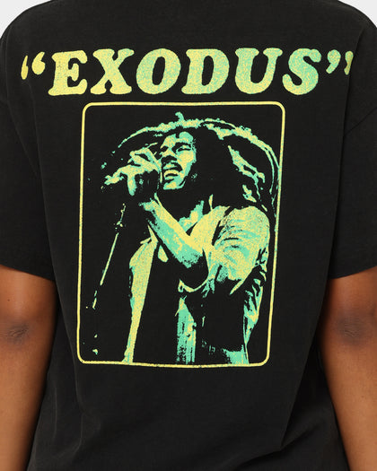 Bob Marley Exodus Vintage T-Shirt Washed Black