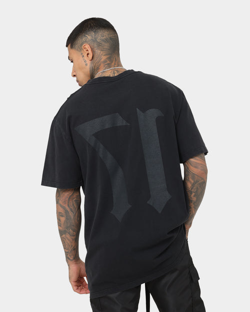 XXXTentacion XXX 17 Vintage T-Shirt Washed Black