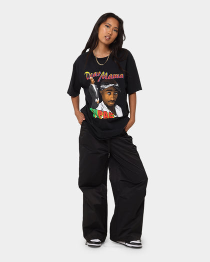 Tupac Dear Mama '90s Homage T-Shirt Washed Black