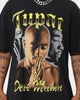 Tupac Dear Mama Gold Collage Vintage T-Shirt Washed Black