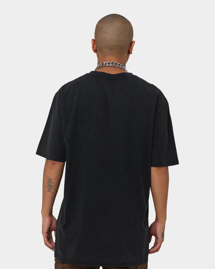 Tupac Dear Mama Gold Collage Vintage T-Shirt Washed Black