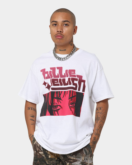 Billie Eilish Anime Logo T-Shirt White