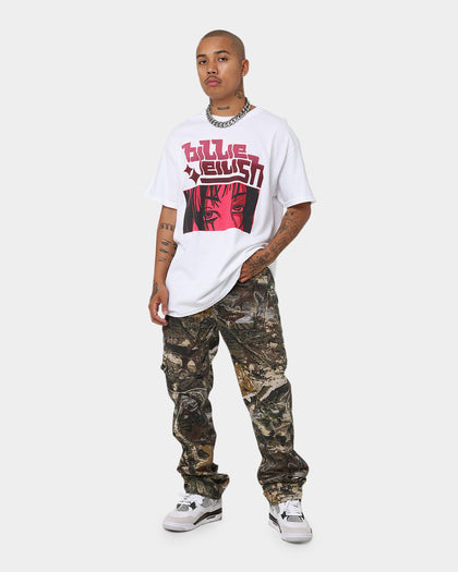 Billie Eilish Anime Logo T-Shirt White