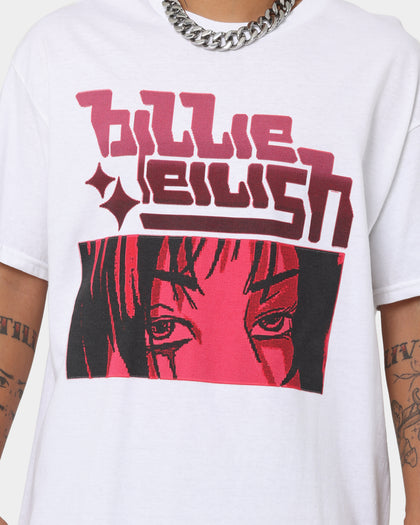 Billie Eilish Anime Logo T-Shirt White