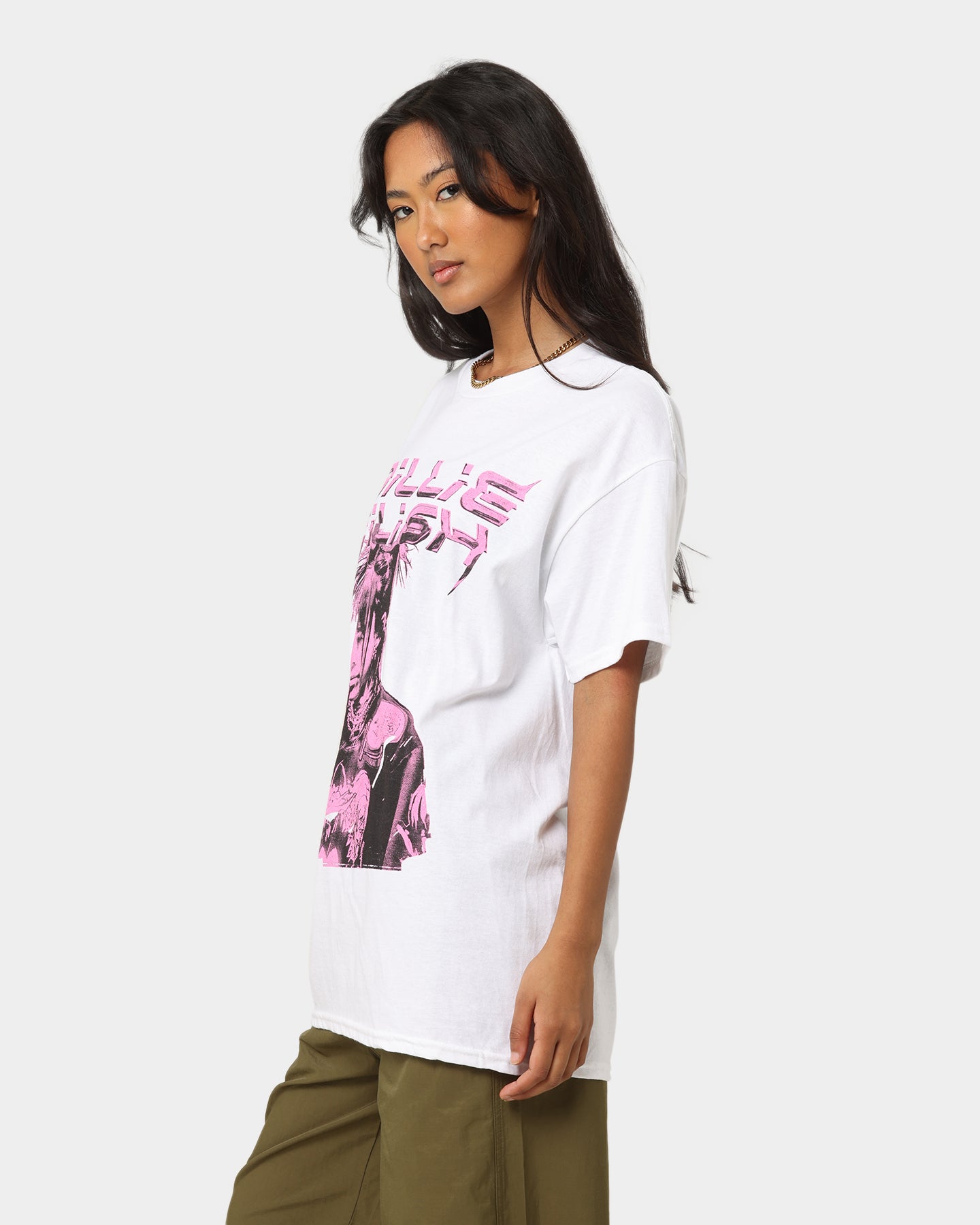 Billie Eilish Illustration T-Shirt White | Culture Kings US