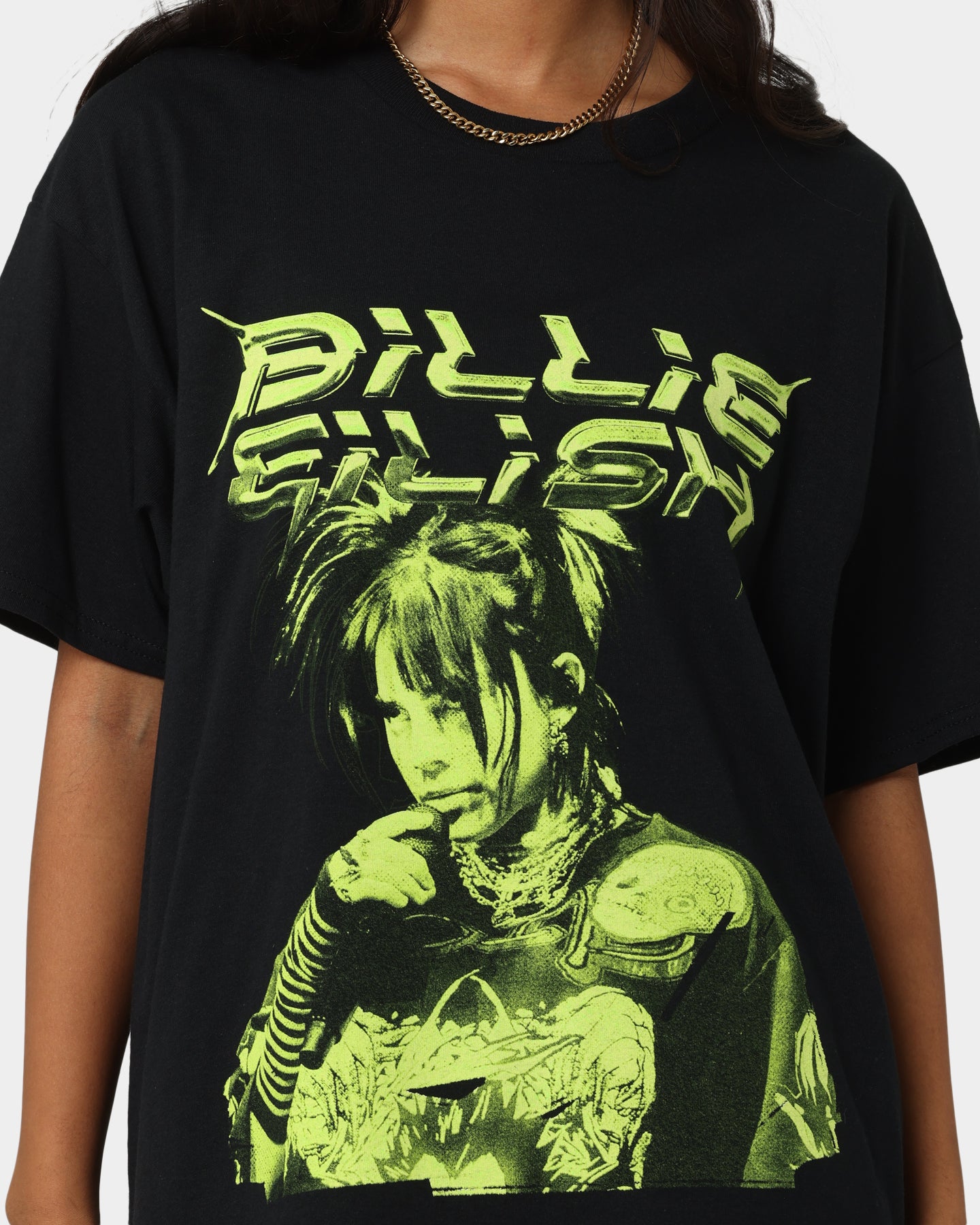 Billie Eilish Illustration T-Shirt Black | Culture Kings US