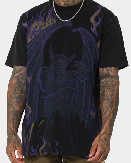 Disney Chernabog Vintage T-Shirt Washed Black