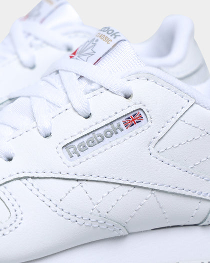 Reebok Infant Classic Leather White/Light Grey