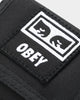 Obey Drop Out Tri Fold Wallet Black