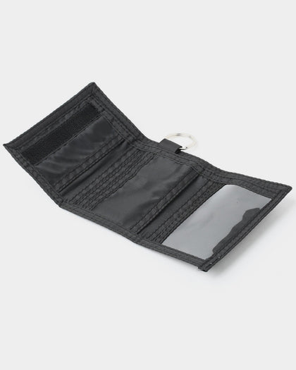 Obey Drop Out Tri Fold Wallet Black