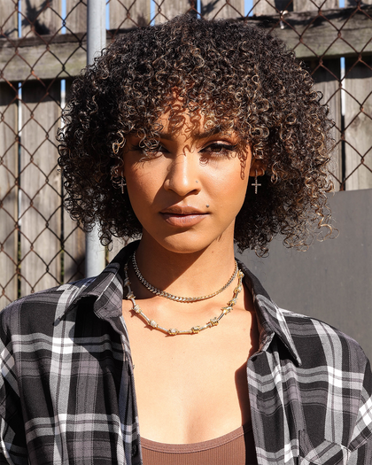 Raising Hell Iced Cross Huggie Earrings Iced Gold