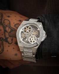 Guess Mainline Big Reveal Watch Silver/Silver