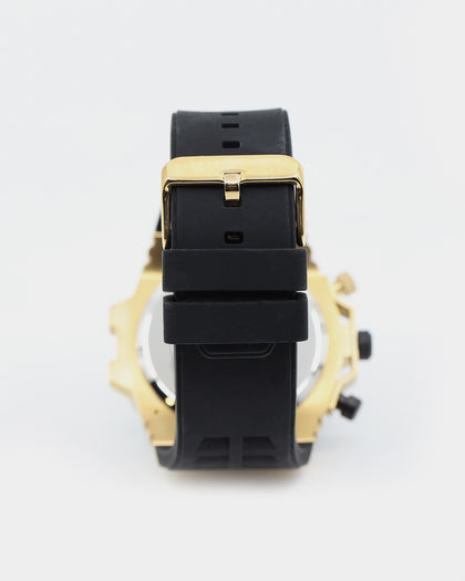 Guess Mainline Exposure Watch Gold/Black