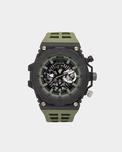 Guess Mainline Exposure Watch Black/Green