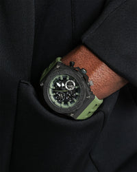 Guess Mainline Exposure Watch Black/Green